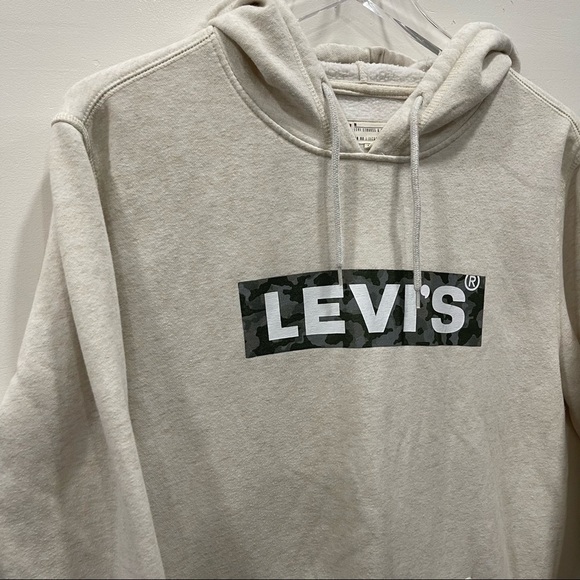 Levi’s Camo Logo Sweatshirt Hoodie Medium - Picture 3 of 7